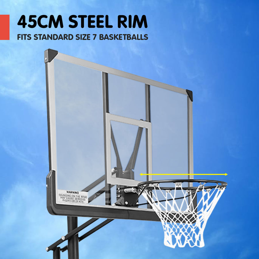 Kahuna Height-Adjustable Basketball Portable Hoop for Kids and Adults, image 9