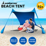 Wallaroo Portable Sunshade Canopy Tent - 2m x 2m Blue - Extra Image