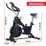 PowerTrain RX-600 Exercise Spin Bike Cardio Cycle - Blue - Extra Image