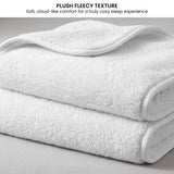 Laura Hill Double Electric Heated Underlay Blanket Fleecy Fabric with Timer - Top-Down View