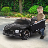 Kahuna Bentley Exp 12 Licensed Speed 6E Electric Kids Ride On Car Black - Rear View
