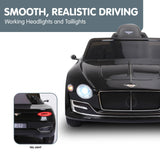 Kahuna Bentley Exp 12 Licensed Speed 6E Electric Kids Ride On Car Black - Low Angle