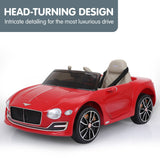 Kahuna Bentley Exp 12 Speed 6E Licensed Kids Ride On Electric Car Remote Control - Red - Front View