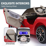 Kahuna Bentley Exp 12 Speed 6E Licensed Kids Ride On Electric Car Remote Control - Red - Top-Down View