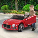 Kahuna Bentley Exp 12 Speed 6E Licensed Kids Ride On Electric Car Remote Control - Red - 45-Degree Angle