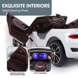 Kahuna Bentley Exp 12 Speed 6E Licensed Kids Ride On Electric Car Remote Control - White - Front View