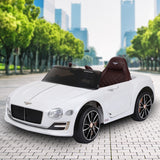 Kahuna Bentley Exp 12 Speed 6E Licensed Kids Ride On Electric Car Remote Control - White - Extra Image