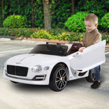 Kahuna Bentley Exp 12 Speed 6E Licensed Kids Ride On Electric Car Remote Control - White - Extra Image