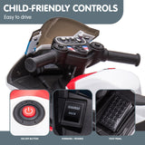 Kahuna Bmw Hp4 Race Kids Ride-on Motorbike In Red - Low Angle