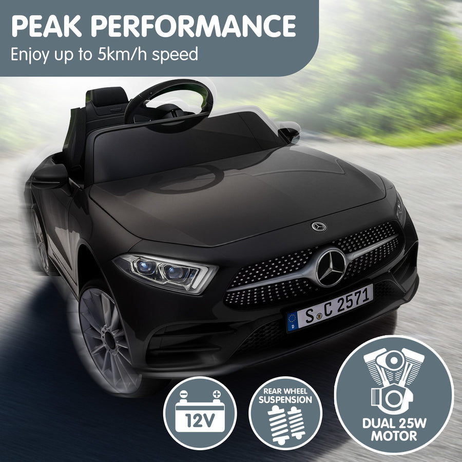Kahuna Mercedes Benz CLS 350 Kids Electric Ride On Car with Remote Control - Black