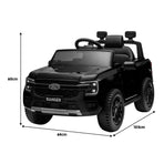 Kahuna Ford Ranger Electric Kids Ride On Car - Black