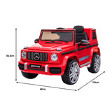 Kahuna Mercedes Benz AMG G63 Licensed Kids Ride On Electric Car Remote Control - Red - Front View