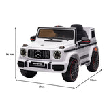 Kahuna Mercedes Benz AMG G63 Licensed Kids Ride On Electric Car Remote Control - White - Front View