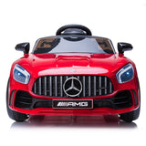 Kahuna Mercedes Benz Licensed Kids Electric Ride On Car Remote Control - Red - 45-Degree Angle