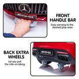 Kahuna Mercedes Benz Licensed Kids Electric Ride On Car Remote Control - Red - Close-Up Angle