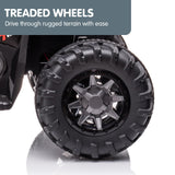 Kahuna GTS99 Kids Electric Ride On Quad Bike Toy ATV 50W - Black - Low Angle