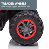 Kahuna GTS99 Kids Electric Ride On Quad Bike Toy ATV 50W - Red - Low Angle