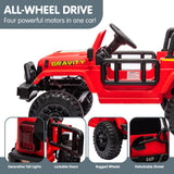 Kahuna S619 Gravity Kids Electric Ride On Car - Red - Low Angle
