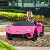 Kahuna Lamborghini Performante Kids Electric Ride On Car Remote Control by Kahuna - Pink - Extra Image