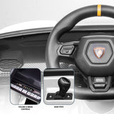 Kahuna Lamborghini Performante Kids Electric Ride On Car Remote Control by Kahuna - White - 45-Degree Angle