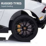 Kahuna Lamborghini Performante Kids Electric Ride On Car Remote Control by Kahuna - White - Extra Image