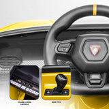 Kahuna Lamborghini Performante Kids Electric Ride On Car Remote Control - Yellow - 45-Degree Angle