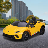 Kahuna Lamborghini Performante Kids Electric Ride On Car Remote Control - Yellow - Extra Image