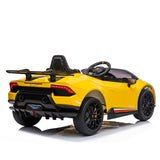 Kahuna Lamborghini Performante Kids Electric Ride On Car Remote Control - Yellow - Extra Image