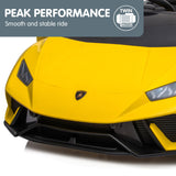 Kahuna Lamborghini Performante Kids Electric Ride On Car Remote Control - Yellow - Extra Image