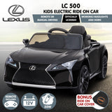 Kahuna Licensed Lexus LC 500 Kids Electric Ride On Car - Black - Front View