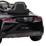 Kahuna Licensed Lexus LC 500 Kids Electric Ride On Car - Black - 45-Degree Angle