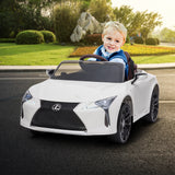 Kahuna Licensed Lexus Lc 500 Kids Electric Ride On Car - White - Extra Image