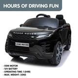 Kahuna Land Rover Licensed Kids Electric Ride On Car Remote Control - Black - Extra Image
