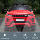 Kahuna Land Rover Licensed Kids Electric Ride On Car Remote Control - Red - Front View