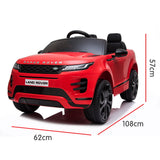 Kahuna Land Rover Licensed Kids Electric Ride On Car Remote Control - Red - Close-Up Angle