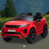 Kahuna Land Rover Licensed Kids Electric Ride On Car Remote Control - Red - Low Angle