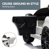 Kahuna Land Rover Licensed Kids Electric Ride On Car Remote Control - White - Rear View
