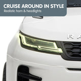 Kahuna Land Rover Licensed Kids Electric Ride On Car Remote Control - White - Close-Up Angle