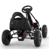 Kahuna G95 Kids Ride On Pedal-Powered Go Kart - Black - Low Angle