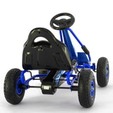 Kahuna G95 Kids Ride On Pedal Go Kart - Blue - Low Angle