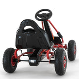Kahuna G95 Kids Ride On Pedal-Powered Go Kart  - Red - Low Angle
