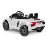 Kahuna R8 Spyder Audi Licensed Kids Electric Ride On Car Remote Control - White - Rear View