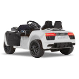 Kahuna R8 Spyder Audi Licensed Kids Electric Ride On Car Remote Control - White - Low Angle