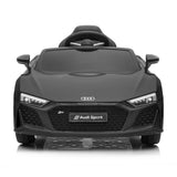 Kahuna Audi Sport Licensed Kids Electric Ride On Car Remote Control - Black - Front View