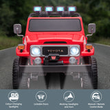 Kahuna Licensed Toyota FJ-40 Electric Kids Ride On Car by Kahuna - Red - Front View