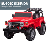 Kahuna Licensed Toyota FJ-40 Electric Kids Ride On Car by Kahuna - Red - Extra Image