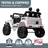 Kahuna Authorized Toyota Electric Kids Ride-on Car Fj Cruiser - White - Extra Image