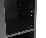 Sarantino 21 Pairs Shoe Cabinet Rack Storage Organiser 80 x 30 x 90cm in Black - Side View