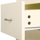 Sarantino Tallboy Dresser 6 Chest Of Drawers Cabinet 85 x 39.5 x 105cm in White - Close-Up Angle