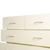 Sarantino Tallboy Dresser 6 Chest Of Drawers Cabinet 85 x 39.5 x 105cm in White - Extra Image